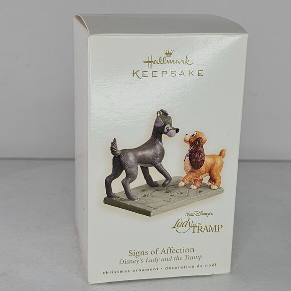 Hallmark Keepsake Disneys Lady & The Tramp Signs Of Affection Ornament 2008 - Picture 2 of 7